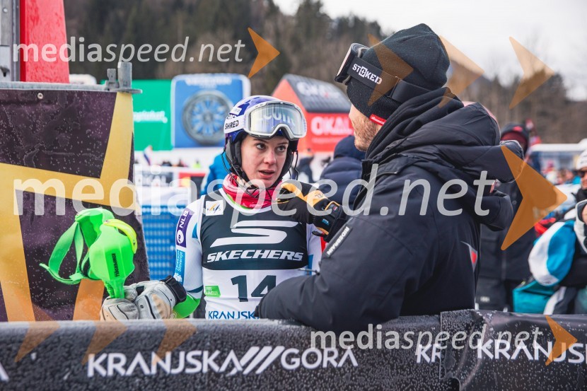  Andreja  Slokar, smučarkaSvetovni pokal v alpskem smučanju za ženske Kranjska Gora 2025, slalom