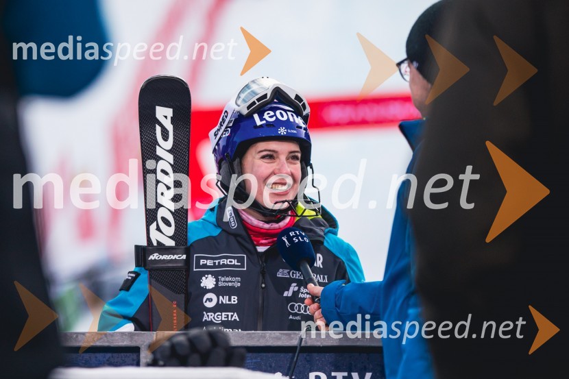  Andreja  Slokar, smučarkaSvetovni pokal v alpskem smučanju za ženske Kranjska Gora 2025, slalom