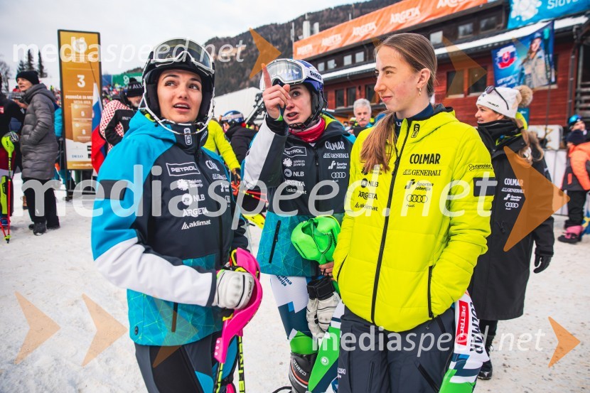  Caterina Sinigoi, smučarka;  Andreja  Slokar, smučarka;  ... Svetovni pokal v alpskem smučanju za ženske Kranjska Gora 2025, slalom