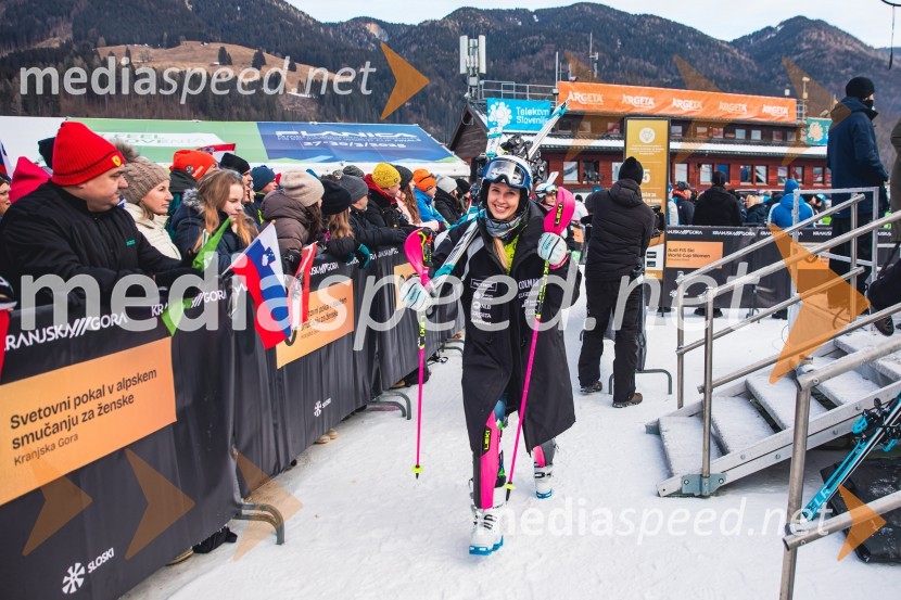  Nika Tomšič, smučarkaSvetovni pokal v alpskem smučanju za ženske Kranjska Gora 2025, slalom