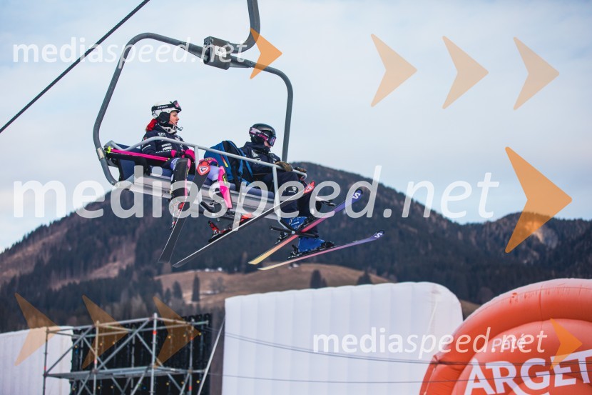  Nika Tomšič, smučarka;  ... Svetovni pokal v alpskem smučanju za ženske Kranjska Gora 2025, slalom