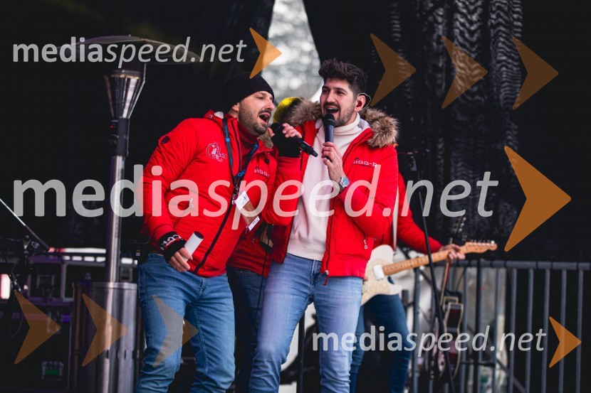  ... ;  Miha Novak, skupina ČukiSvetovni pokal v alpskem smučanju za ženske Kranjska Gora 2025, slalom