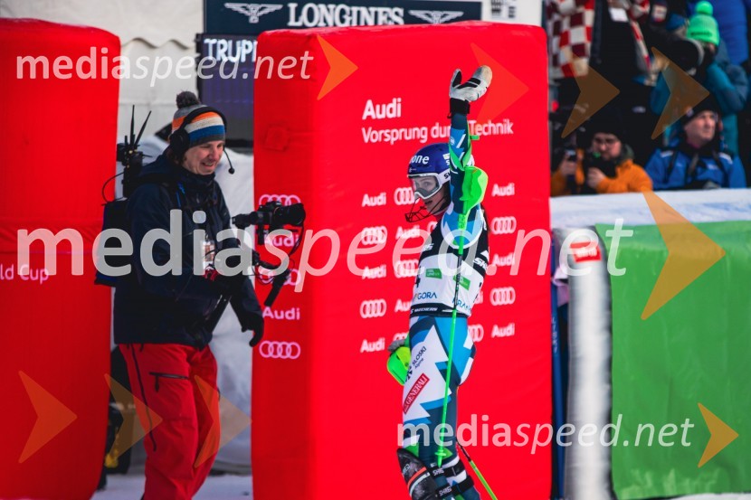  ... ;  Andreja  Slokar, smučarkaSvetovni pokal v alpskem smučanju za ženske Kranjska Gora 2025, slalom