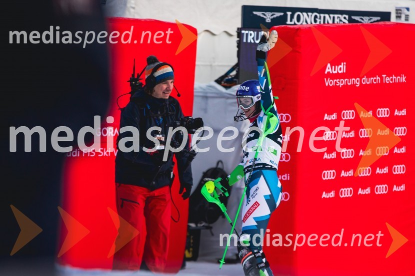 ... ;  Andreja  Slokar, smučarkaSvetovni pokal v alpskem smučanju za ženske Kranjska Gora 2025, slalom