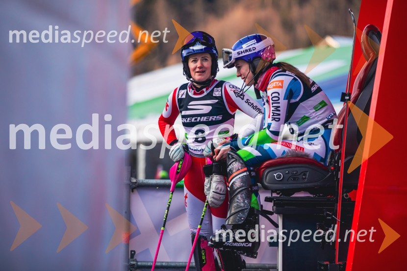  ... ;  Andreja  Slokar, smučarkaSvetovni pokal v alpskem smučanju za ženske Kranjska Gora 2025, slalom