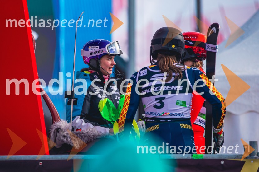  Andreja  Slokar, smučarka;  ... Svetovni pokal v alpskem smučanju za ženske Kranjska Gora 2025, slalom
