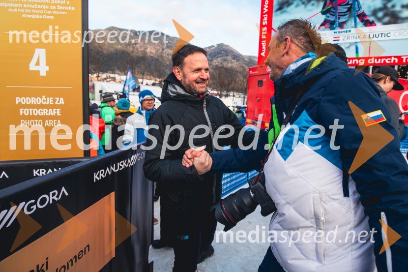  Franci Bolta, direktor znamke Audi pri podjetju Porsche Slovenija d.o.o.;  ... Svetovni pokal v alpskem smučanju za ženske Kranjska Gora 2025, slalom