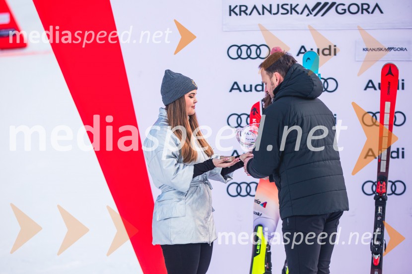  ... ;  Franci Bolta, direktor znamke Audi pri podjetju Porsche Slovenija d.o.o.Svetovni pokal v alpskem smučanju za ženske Kranjska Gora 2025, slalom