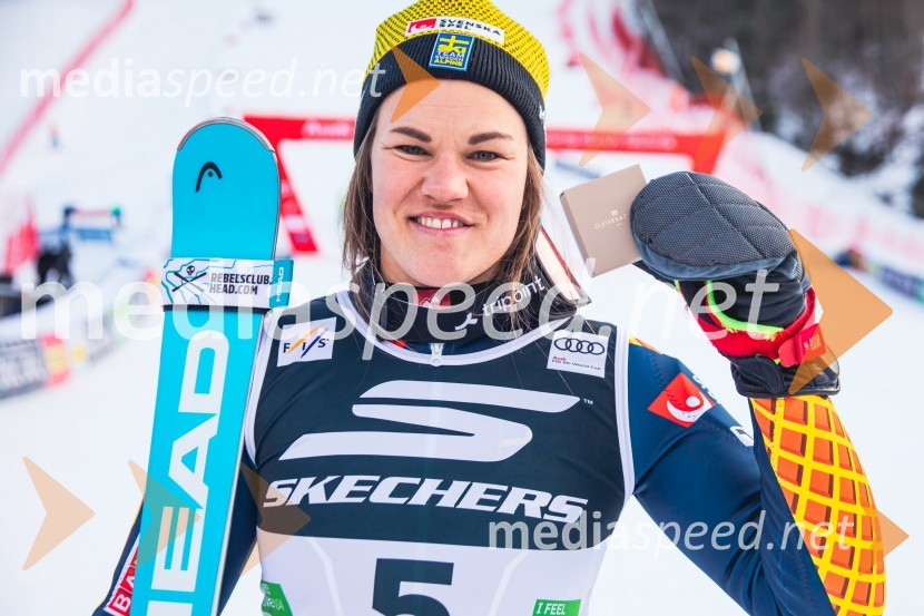  Anna Swenn Larsson, smučarkaSvetovni pokal v alpskem smučanju za ženske Kranjska Gora 2025, slalom