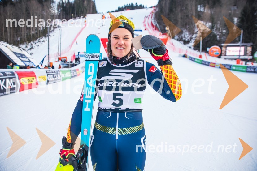  Anna Swenn Larsson, smučarkaSvetovni pokal v alpskem smučanju za ženske Kranjska Gora 2025, slalom