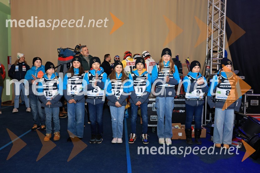 Sobotna podelitev in žreb, Svetovni pokal v alpskem smučanju za ženske Kranjska Gora 2025