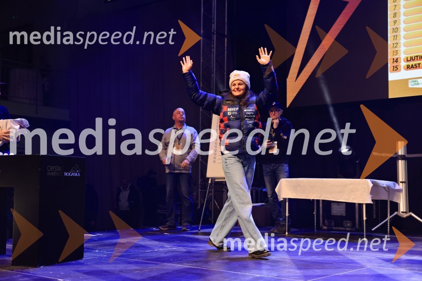  Zrinka Ljutić, smučarka (Hrvaška)Sobotna podelitev in žreb, Svetovni pokal v alpskem smučanju za ženske Kranjska Gora 2025