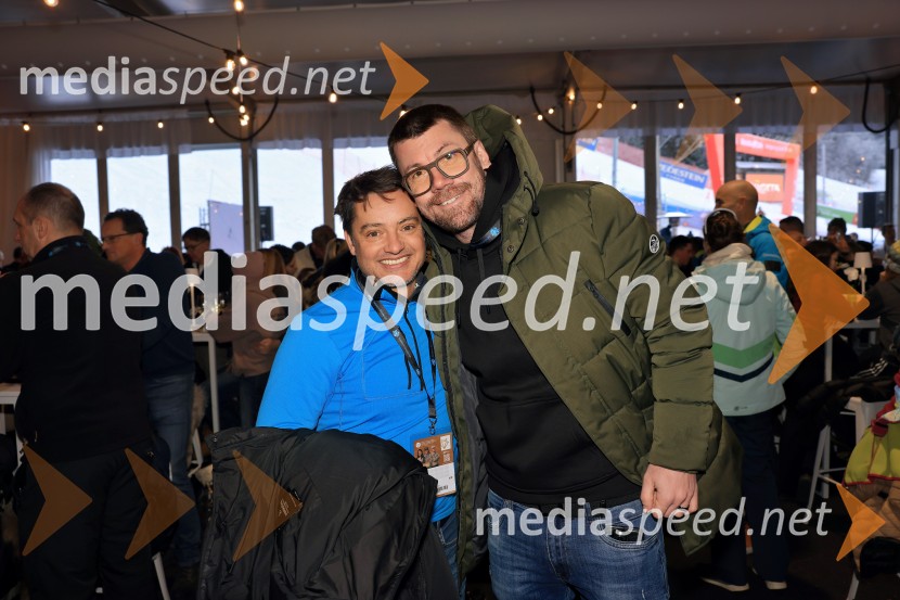  ... ;  Domen  Mavrič, Agencija AVISvetovni pokal v alpskem smučanju za ženske Kranjska Gora 2025, VIP druženje sobota