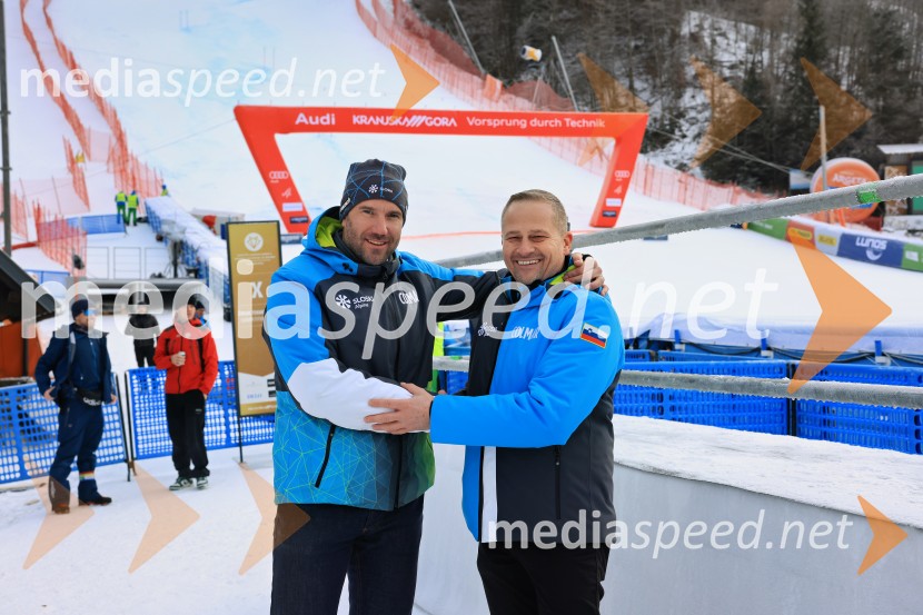  Uroš Zupan, direktor, Smučarska zveza Slovenije ;  Tomaž Šušteršič, generalni sekretar organizacijskega komiteja PlanicaSvetovni pokal v alpskem smučanju za ženske Kranjska Gora 2025, VIP druženje sobota