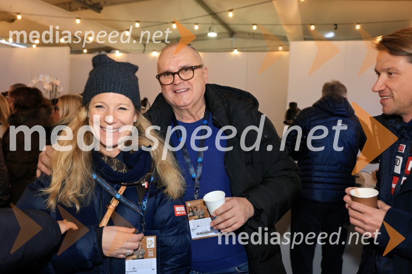  Urška Hrovat, nekdanja smučarka;  ... Svetovni pokal v alpskem smučanju za ženske Kranjska Gora 2025, VIP druženje sobota