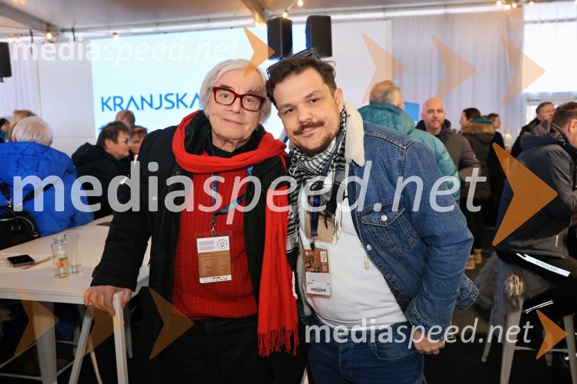  Lado  Leskovar, pevec in ambasador Unicef;  ... Svetovni pokal v alpskem smučanju za ženske Kranjska Gora 2025, VIP druženje sobota