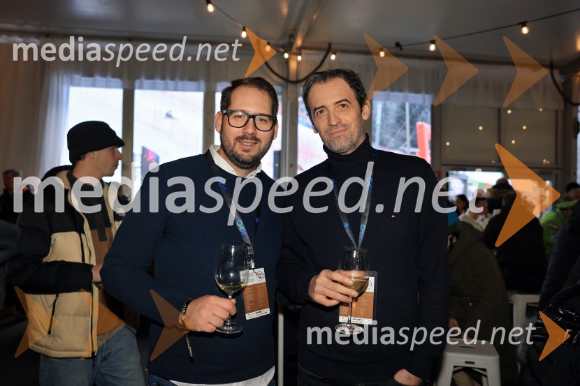  Matej Raspet, direktor marketinga in divizije Paketi, Pošta Slovenije;  ... Svetovni pokal v alpskem smučanju za ženske Kranjska Gora 2025, VIP druženje sobota