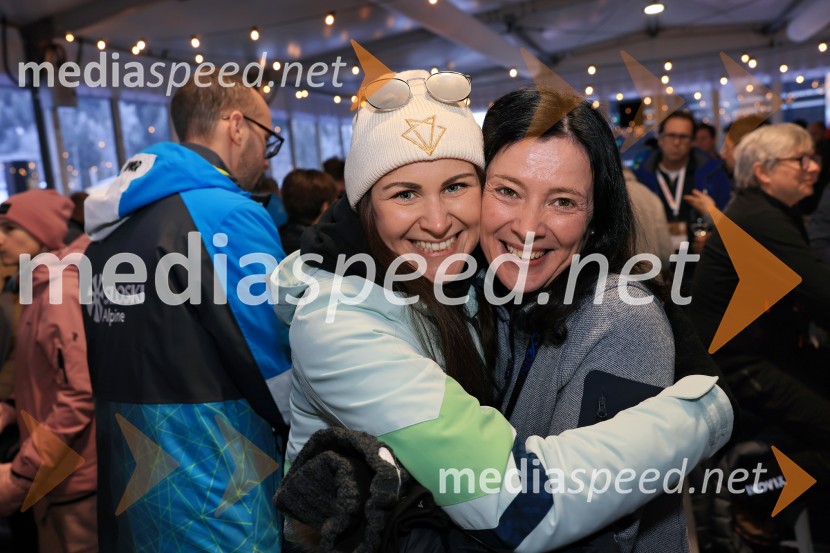  Nuša Rakovec, Zavod SLOSKI;  ... Svetovni pokal v alpskem smučanju za ženske Kranjska Gora 2025, VIP druženje sobota