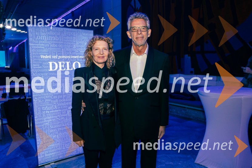 mag. Tadeja Kuhar, predstavnica Državne revizijske komisije za odnose z javnostmi;  Andrej  Kren, direktor PC BrdoDelova osebnost leta 2024 je zdravnik Samo Zver