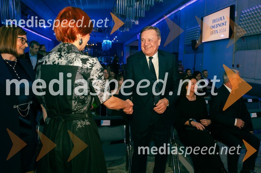 dr. Asta Vrečko, ministrica za kulturo;  Zoran Janković, župan, Mestna občina LjubljanaDelova osebnost leta 2024 je zdravnik Samo Zver