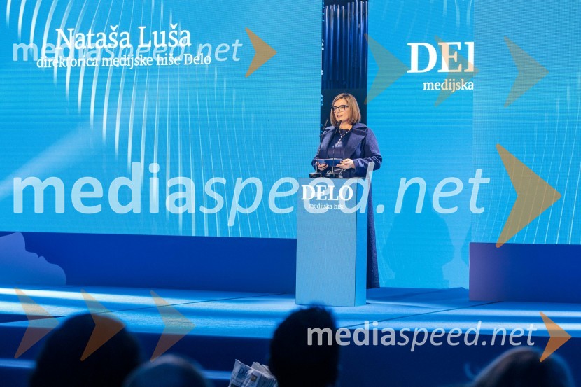  Nataša  Luša, direktorica družbe Delo d.o.o.Delova osebnost leta 2024 je zdravnik Samo Zver