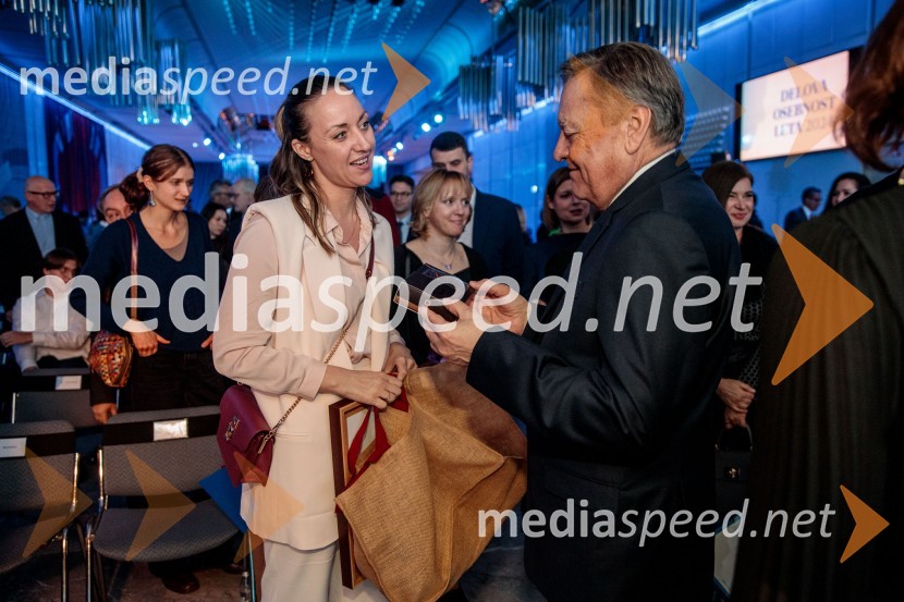  Špela Miroševič,  psihoterapevtka in biopsihologinja;  Zoran Janković, župan, Mestna občina LjubljanaDelova osebnost leta 2024 je zdravnik Samo Zver