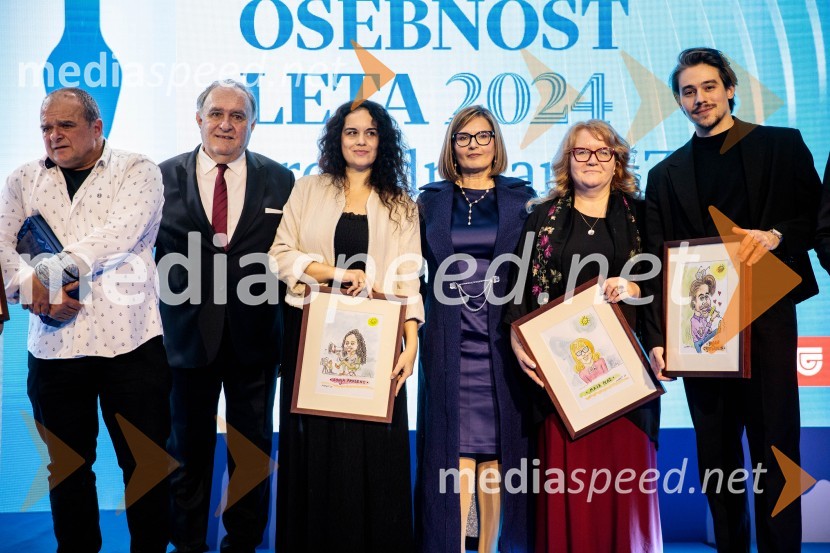 dr. Samo Zver, zdravnik;  Bojan Budja, odgovorni urednik Dela in Slovenskih novic;  Sonja Prosenc, režiserka in scenaristka;  Nataša  Luša, direktorica družbe Delo d.o.o.;  Maja Plaz, predsednica društva SOS-telefon;  Bojan Cvjetićanin, Joker OutDelova osebnost leta 2024 je zdravnik Samo Zver