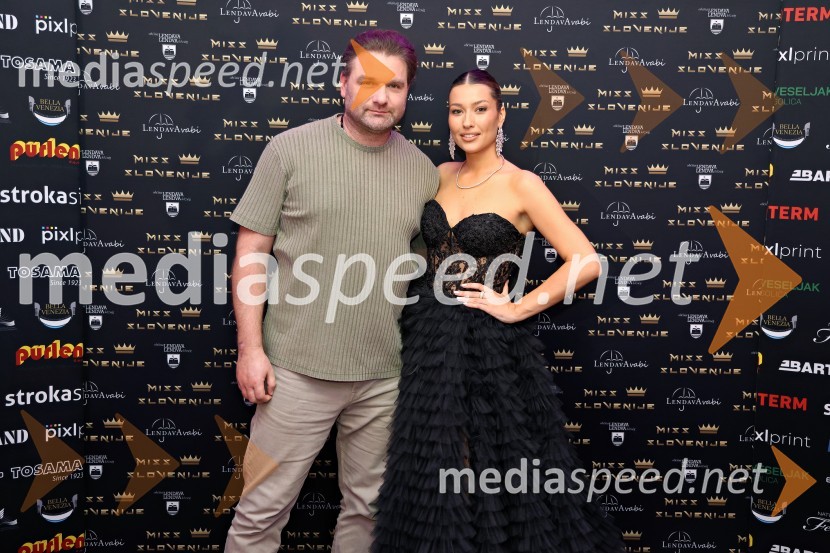  Dejan Nikolić, fotograf;  Maja Čolić, Miss Slovenije 2020/21Miss Slovenije 2024