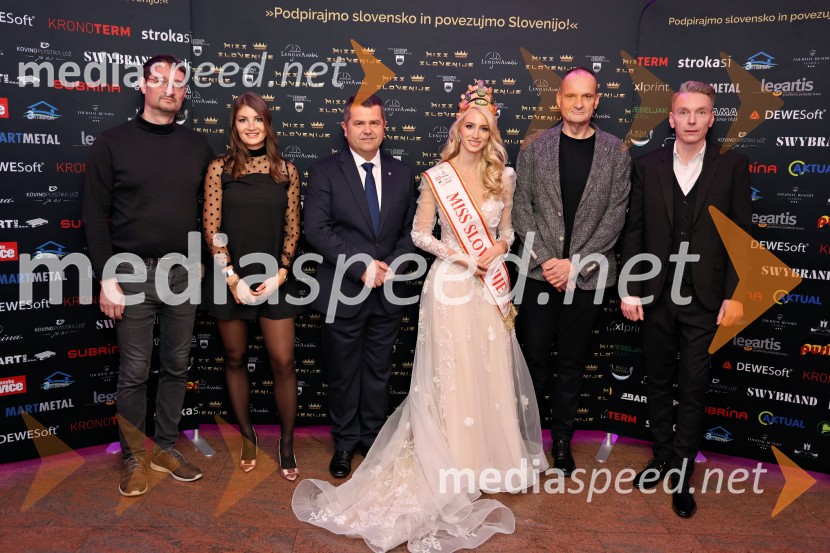 dr. Jure Knez, tehnični direktor Dewesoft d.o.o.;  Petra Parovel, lastnica, Swy brand d.o.o.;  Janez Magyar, župan, Občina Lendava;  Alida Tomanič, Miss Slovenije 2023;  ... ;  David Miško, Skupina Stroka.si, pomočnik direktorja za marketingMiss Slovenije 2024