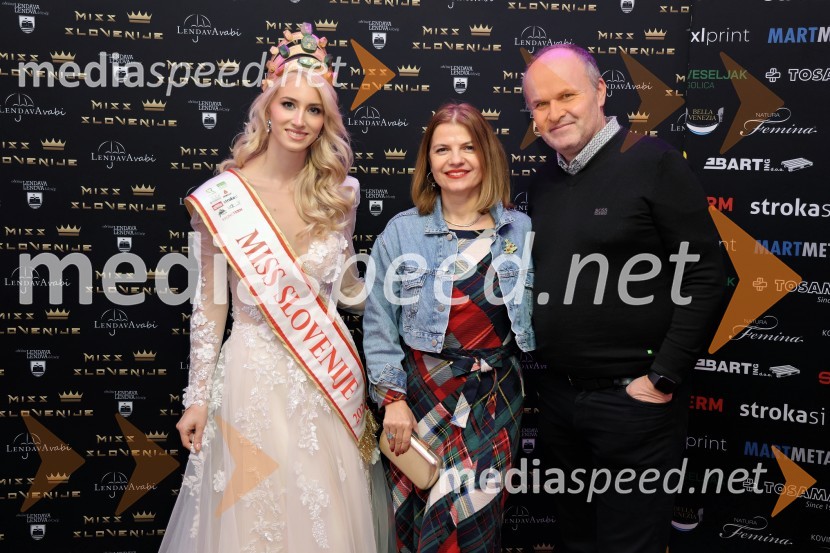  Alida Tomanič, Miss Slovenije 2023;  ... ;  ... Miss Slovenije 2024