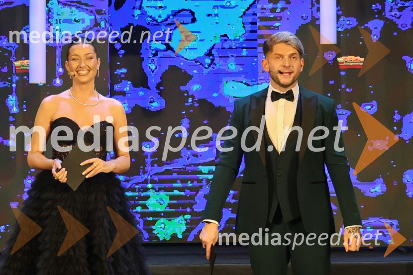  Alenka Husić, pevka;  Klemen Bunderla, radijski voditelj, radio AktualMiss Slovenije 2024