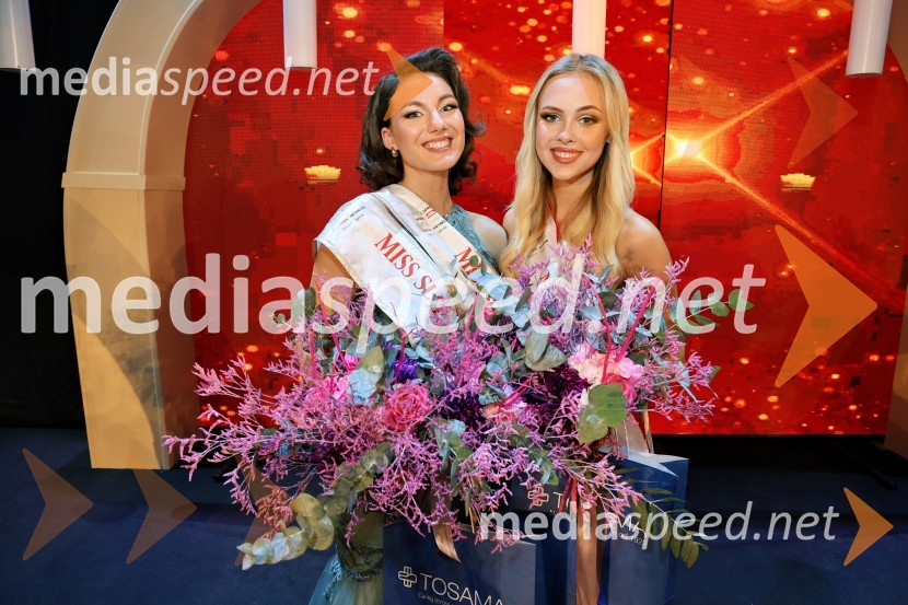  Katja Zver, prva spremljevalka, Miss Slovenije 2024;  Neja Prosenjak, druga spremljevalka, Miss Slovenije 2024Miss Slovenije 2024