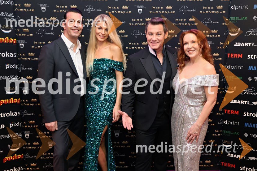  Rok Ferengja, pevec, Rok'n band;  Jelka Verk, organizatorka, podjetnica, lastnica licence Miss Slovenije;  Marko Vozelj, pevec;  Irena Jalšovec Kogoj - Regina, pevkaMiss Slovenije 2024