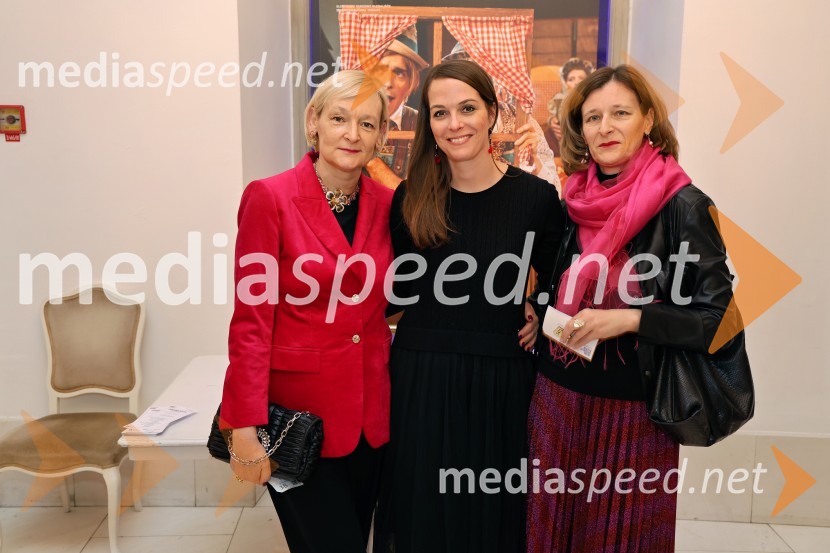  Mira Osvald, solastnica;  Špela Lešnik, producentka Drame SNG Maribor;  Liljana  Mićović StrugerToxic, drama v Slovenskem narodnem gledališču Maribor