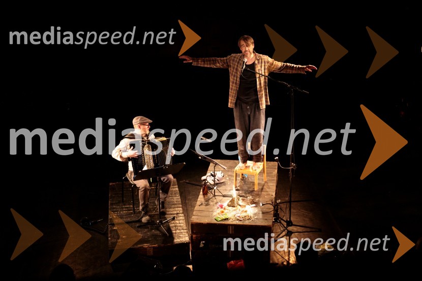  Jure Tori,  harmonika, skupina Orlek;  Aleš Šteger, pesnik, pisateljDedal, premiera v Cankarjevem domu