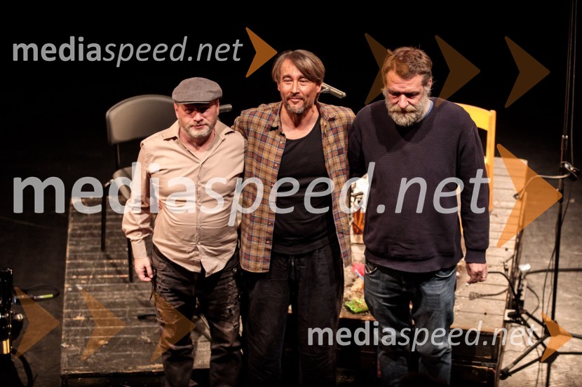  Jure Tori,  harmonika, skupina Orlek;  Aleš Šteger, pesnik, pisatelj;  Jernej Lorenci, gledališki režiserDedal, premiera v Cankarjevem domu