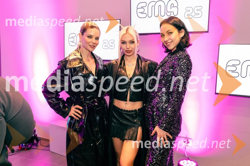  Eva Pavli, pevka;  July  Jones, pevka;  Astrid Kljun, pevkaNastopajoči na Emi 2025