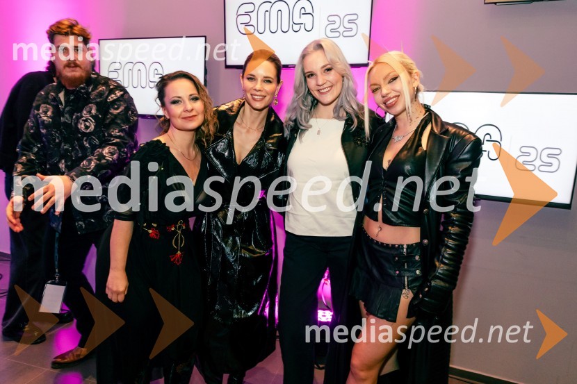  Žan  Videc, glasbenik;  Zvezdana Novaković , pevka, harfistka, igralka, performerka;  Eva Pavli, pevka;  Trine Slabe, pevka;  July  Jones, pevkaNastopajoči na Emi 2025