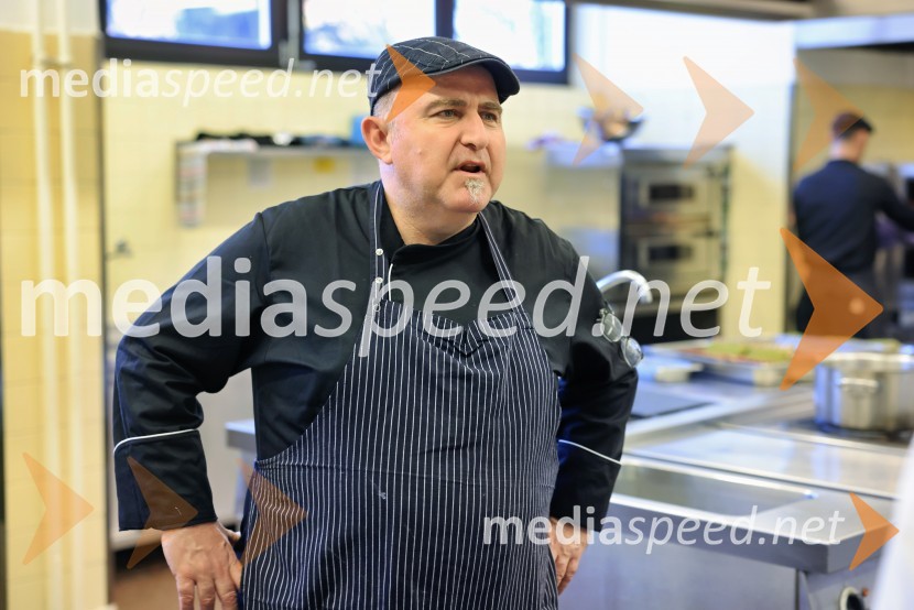  Stelios Fanourakis, chef, Petite Fleur Greek & Grill Bar Rethymno-CreteSlavnostno kosilo z grškim chefom Steliosom Fanourakisom na SŠGT Maribor
