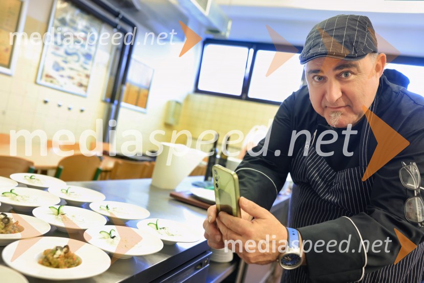  Stelios Fanourakis, chef, Petite Fleur Greek & Grill Bar Rethymno-CreteSlavnostno kosilo z grškim chefom Steliosom Fanourakisom na SŠGT Maribor