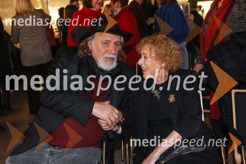  Rade Šerbedžija, igralec, glasbenik;  Milena  Zupančič, igralkaDušan Jovanović – Kulturni terorist, odprtje razstave v Cankarjevem domu