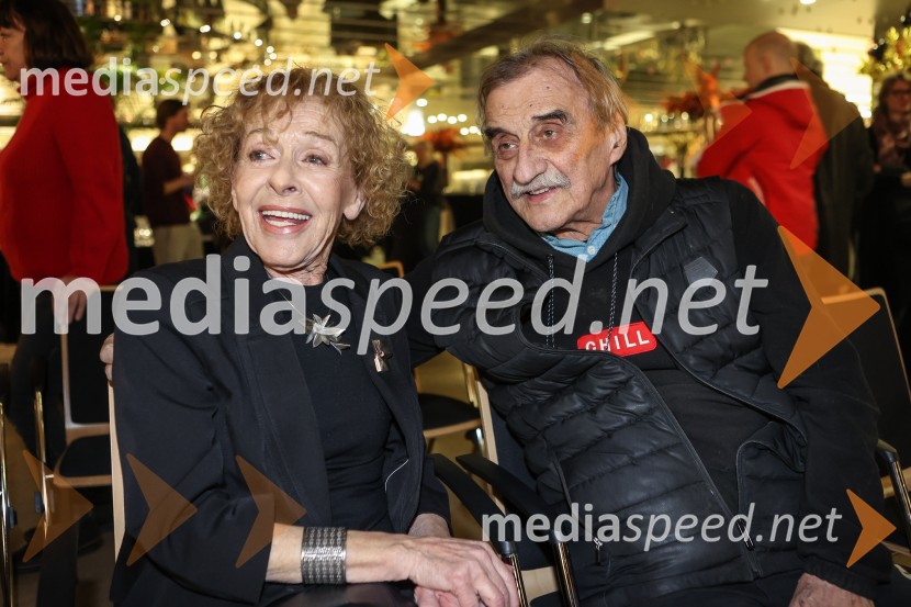  Milena  Zupančič, igralka;  Ljubiša Ristić, igralecDušan Jovanović – Kulturni terorist, odprtje razstave v Cankarjevem domu