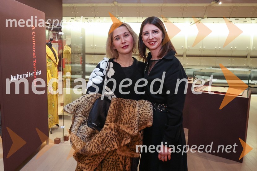  Eva Mahkovic, dramaturginja in avtorica;  ... Dušan Jovanović – Kulturni terorist, odprtje razstave v Cankarjevem domu