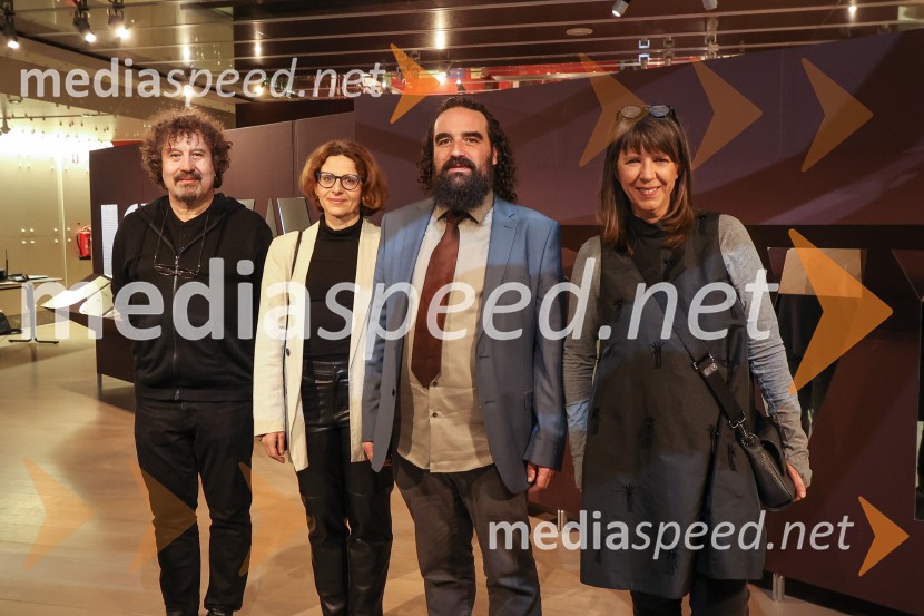  ... ;  ... ;   Jure Novak, generalni direktor, Cankarjev dom;  Barbara Rogelj, vodja humanističnega in kulturno-vzgojnega programa, Cankarjev domDušan Jovanović – Kulturni terorist, odprtje razstave v Cankarjevem domu