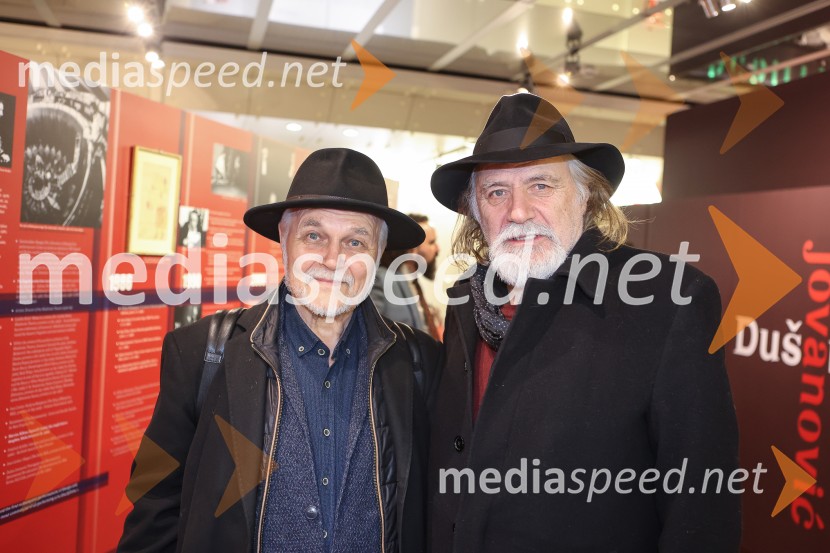  Niko Goršič, dramaturg in gledališki kritik;  Rade Šerbedžija, igralec, glasbenikDušan Jovanović – Kulturni terorist, odprtje razstave v Cankarjevem domu