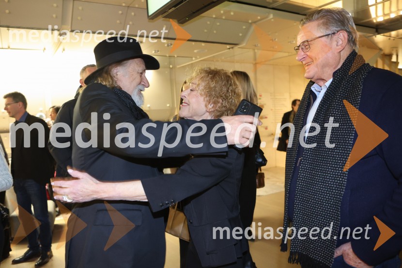  Rade Šerbedžija, igralec, režiser in glasbenik;  Milena  Zupančič, igralka;  Dušan Mlakar, režiserDušan Jovanović – Kulturni terorist, odprtje razstave v Cankarjevem domu