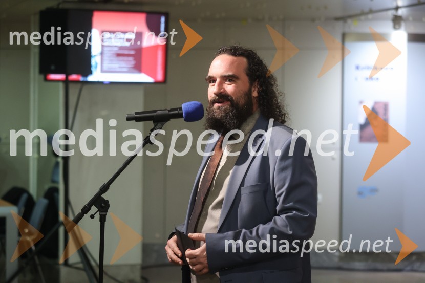   Jure Novak, generalni direktor, Cankarjev domDušan Jovanović – Kulturni terorist, odprtje razstave v Cankarjevem domu