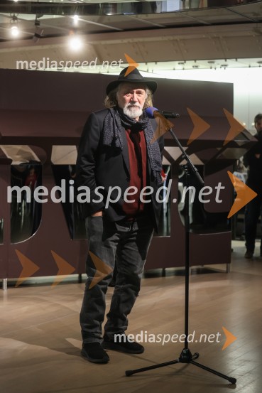  Rade Šerbedžija, igralec, glasbenikDušan Jovanović – Kulturni terorist, odprtje razstave v Cankarjevem domu