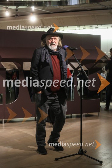  Rade Šerbedžija, igralec, glasbenikDušan Jovanović – Kulturni terorist, odprtje razstave v Cankarjevem domu