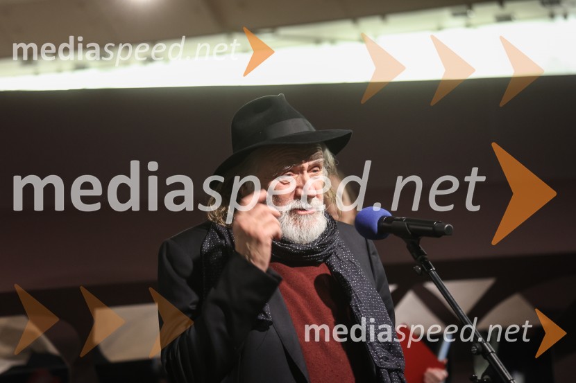  Rade Šerbedžija, igralec, glasbenikDušan Jovanović – Kulturni terorist, odprtje razstave v Cankarjevem domu